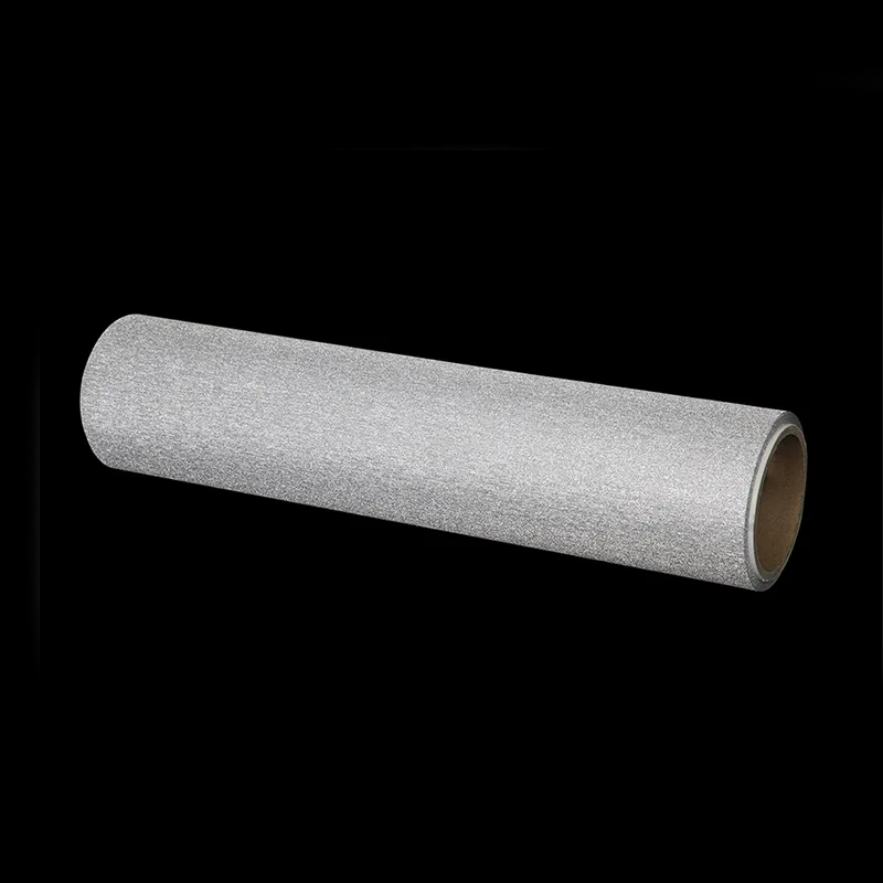 Aluminium gebürstete Glitzerfilm