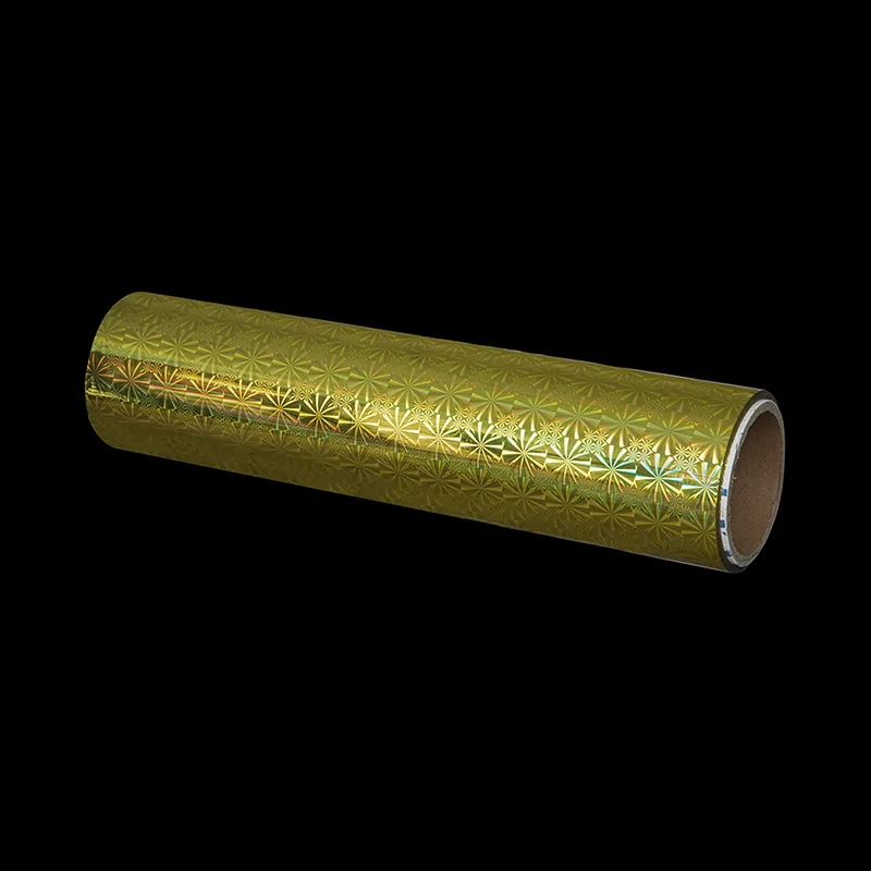 GOLD SNOWFLAKE Holographische Laminierungsfilm