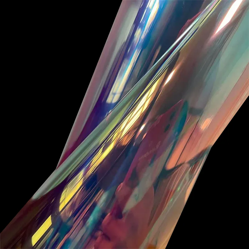 Luxusblauer Regenbogenfilm